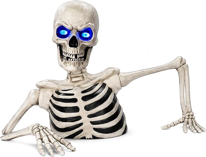🎃 48" GIANT GROUND-BREAKING SKELETON 60% OFF — LIMITED HALLOWEEN SALE